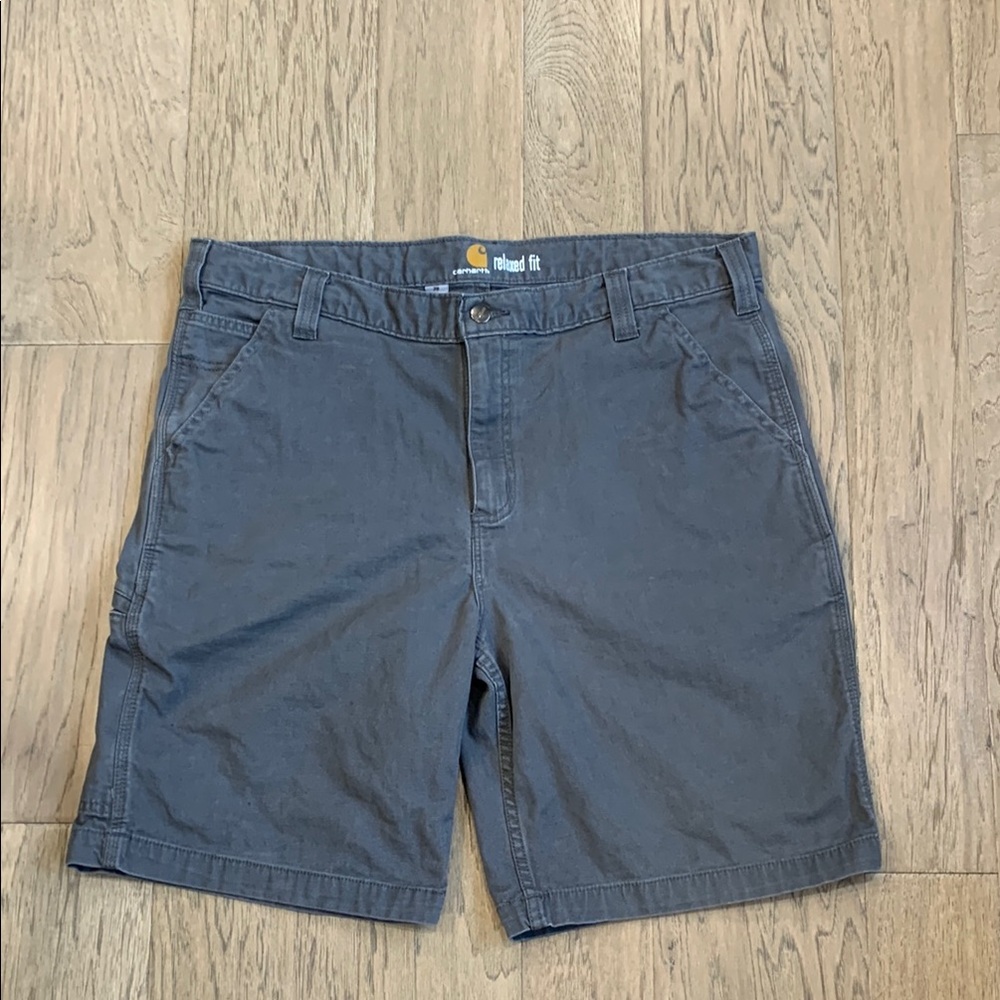 Carhartt Men's Relaxed Fit Gray Work Shorts Size 38